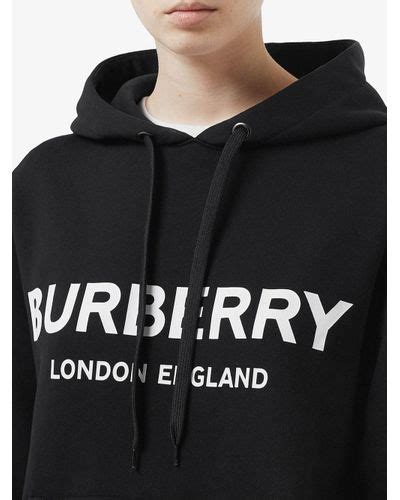 burberry felpa nera